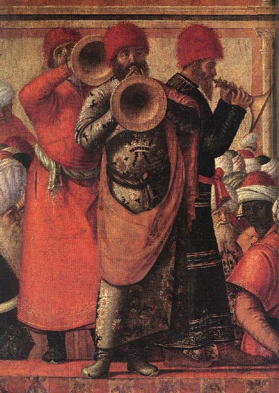 CARPACCIO, Vittore The Baptism of the Selenites (detail) ds France oil painting art